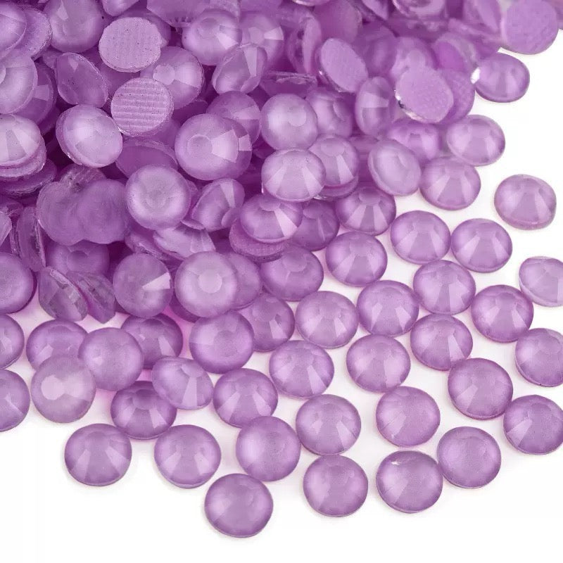 New Arrivals - Purple series hot melt glass rhinestones