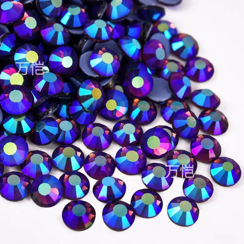 New Arrivals - Purple series hot melt glass rhinestones