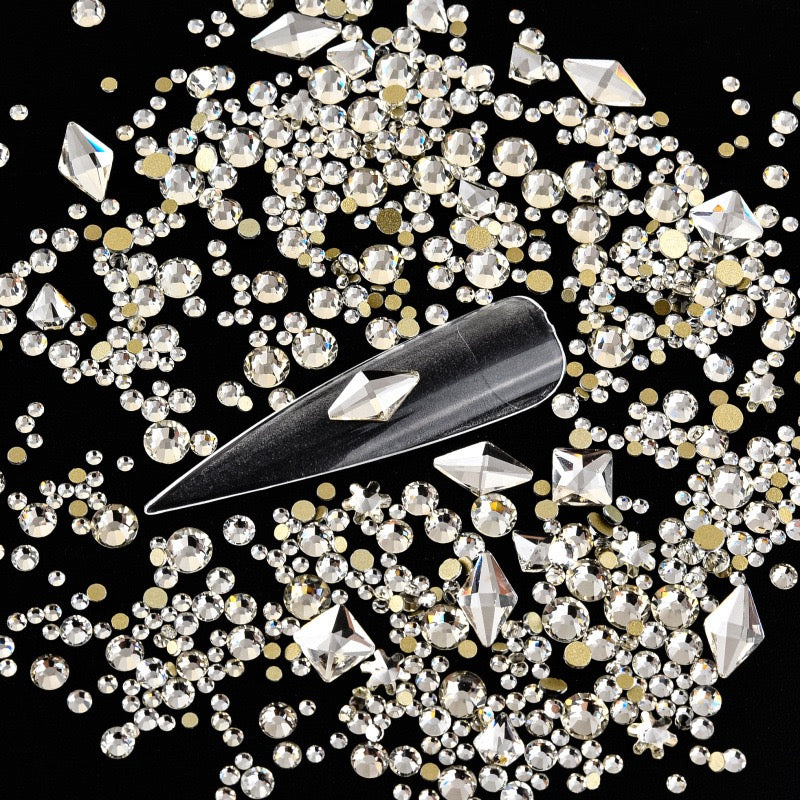 New Arrivals - Special-shaped flat-bottomed glass rhinestones