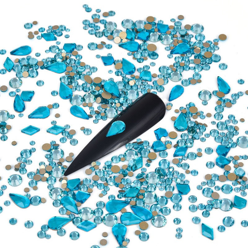 New Arrivals - Special-shaped flat-bottomed glass rhinestones