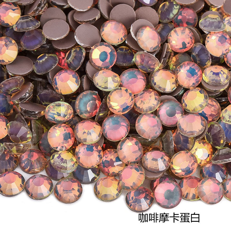 New Arrivals - Mocha protein glass rhinestones