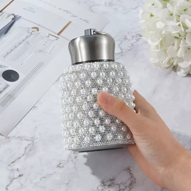 Violent bear water diamond thermos flask