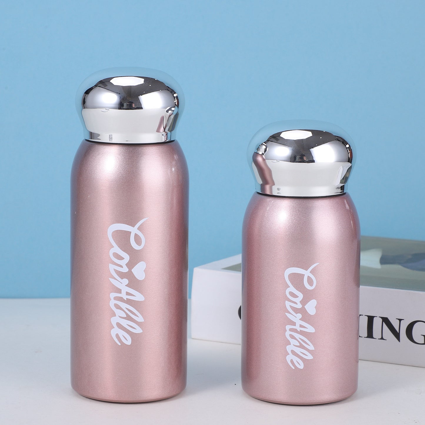 Violent bear water diamond thermos flask