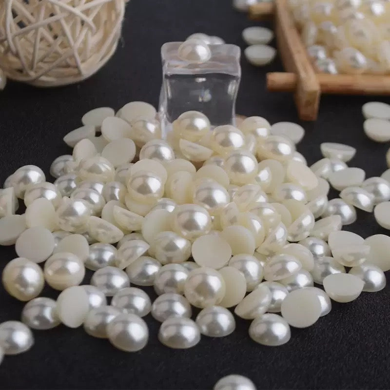 Half Round Pearl -  6MM in Jar 60g
