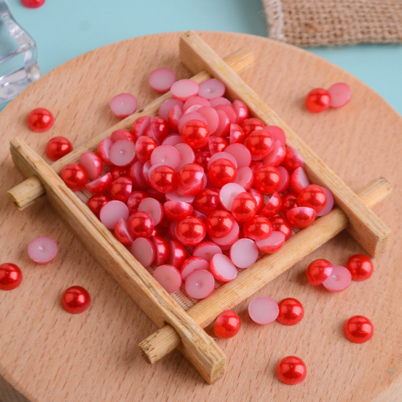 Half Round Pearl -  6MM in Jar 60g
