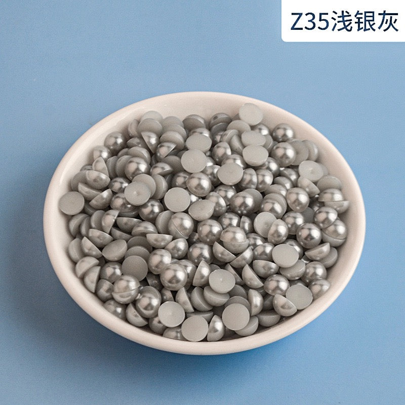 Half Round Pearl -  6MM in Jar 60g