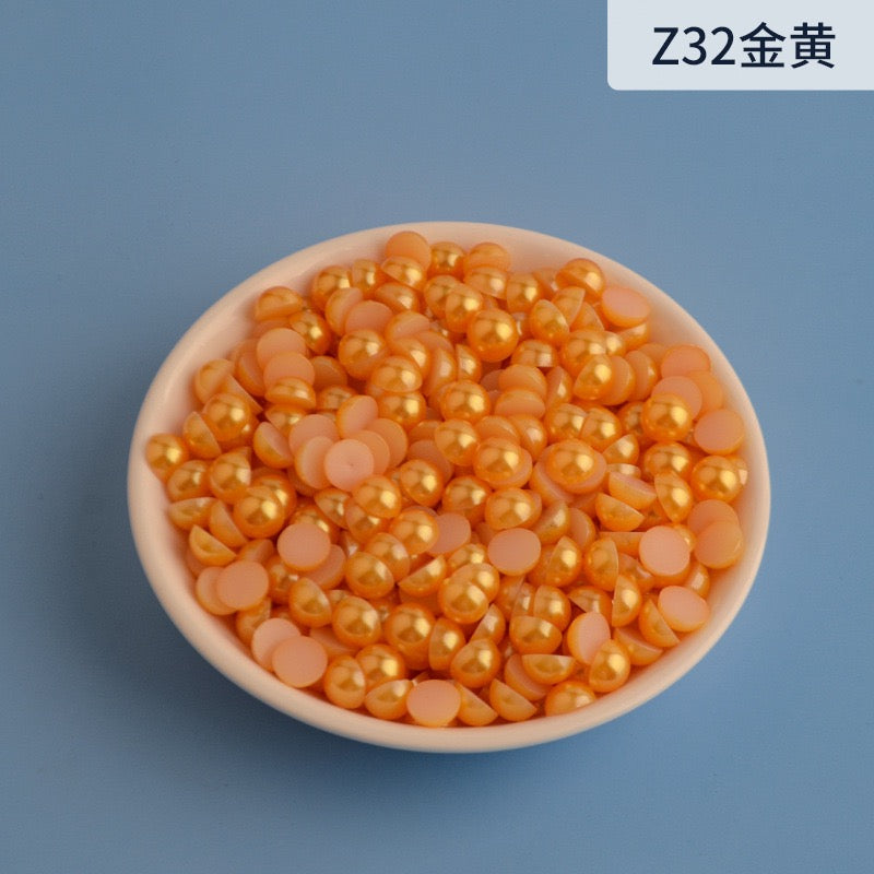Half Round Pearl -  6MM in Jar 60g