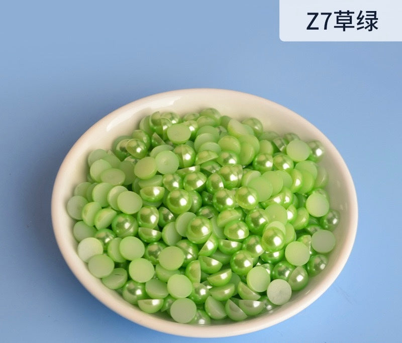 Half Round Pearl -  6MM in Jar 60g