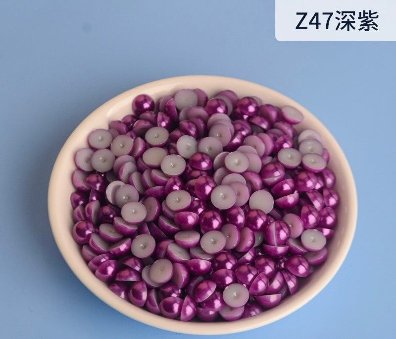 Half Round Pearl -  6MM in Jar 60g