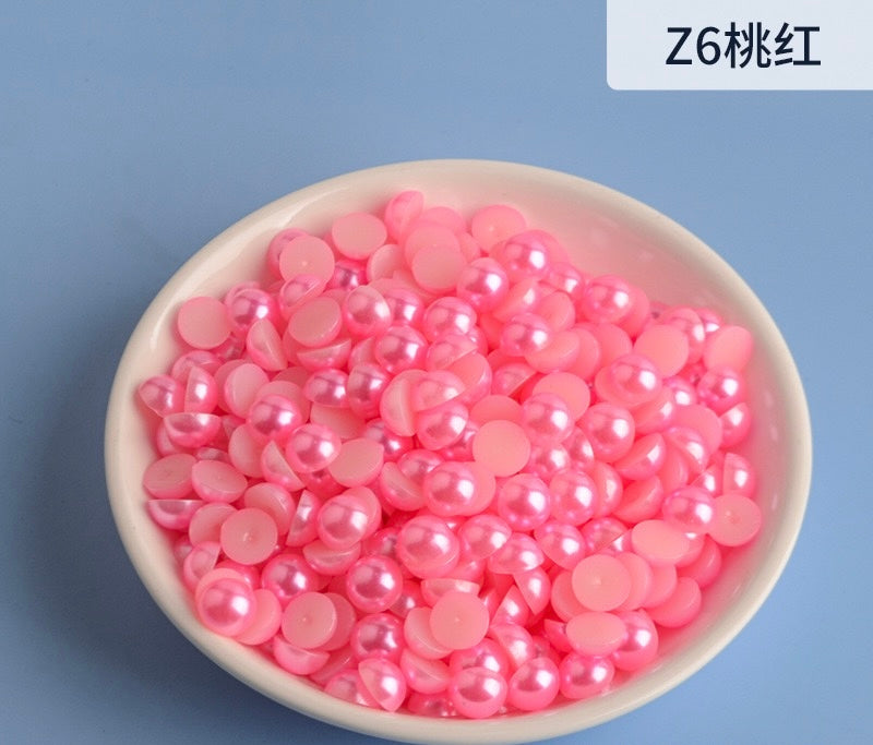 Half Round Pearl -  6MM in Jar 60g