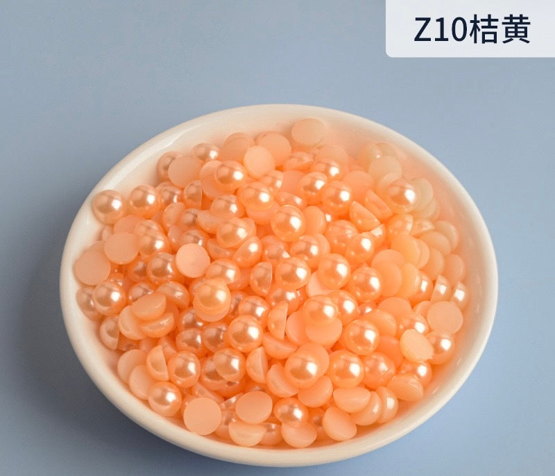Half Round Pearl -  6MM in Jar 60g