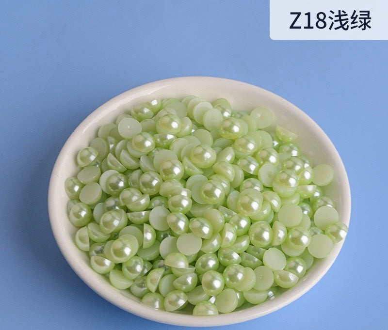 Half Round Pearl -  6MM in Jar 60g