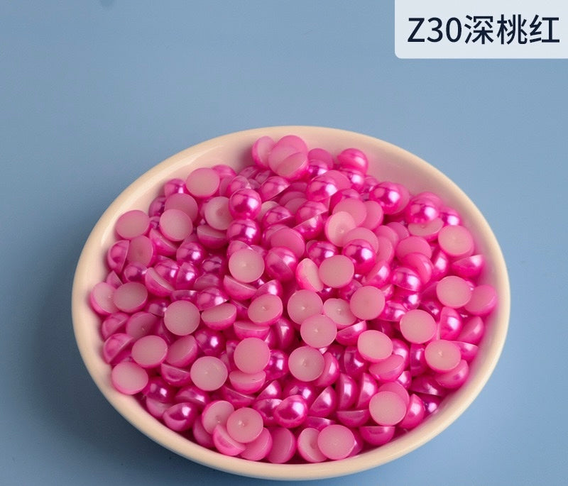 Half Round Pearl -  6MM in Jar 60g