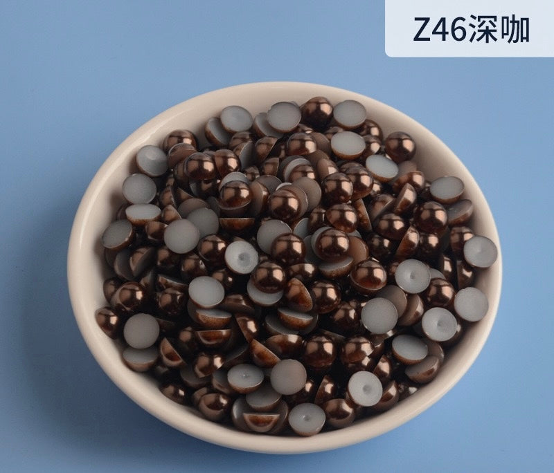 Half Round Pearl -  6MM in Jar 60g