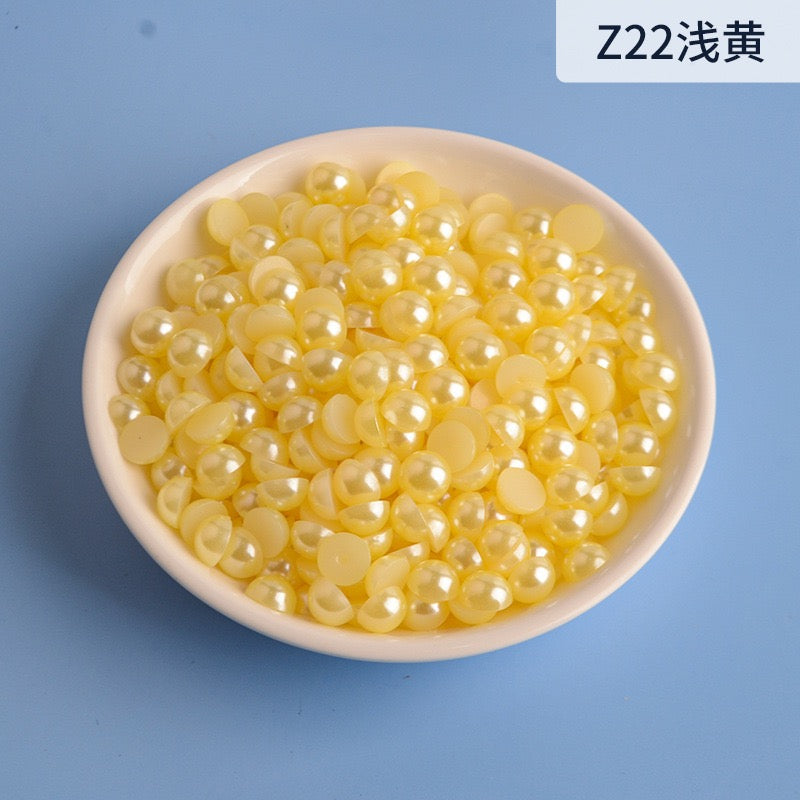 Half Round Pearl -  6MM in Jar 60g