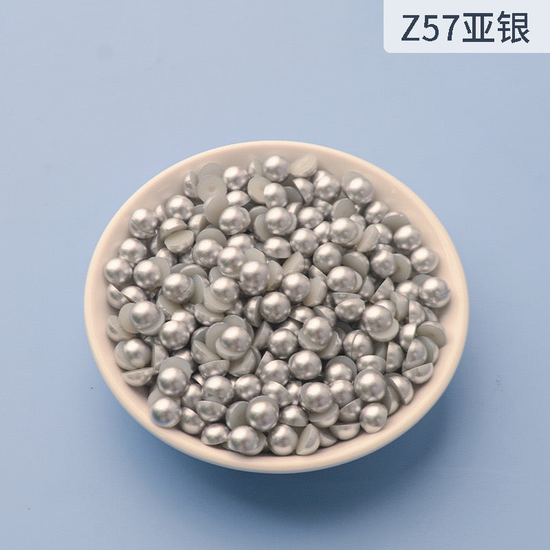 Half Round Pearl -  6MM in Jar 60g
