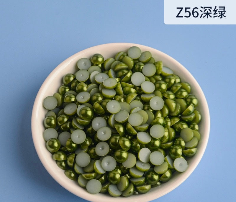 Half Round Pearl -  6MM in Jar 60g