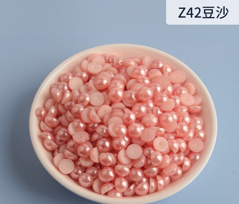 Half Round Pearl -  6MM in Jar 60g