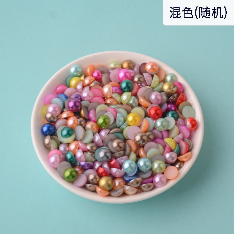 Half Round Pearl -  6MM in Jar 60g