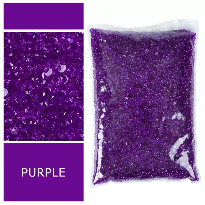 Clear  Resin rhinestone in Wholesale bag (free shipping)