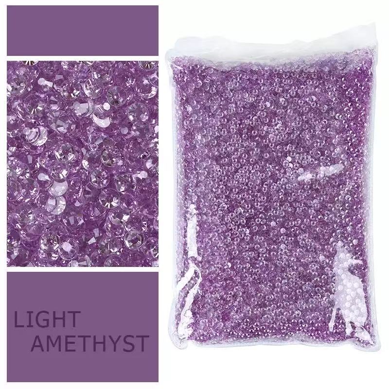 Clear  Resin rhinestone in Wholesale bag (free shipping)