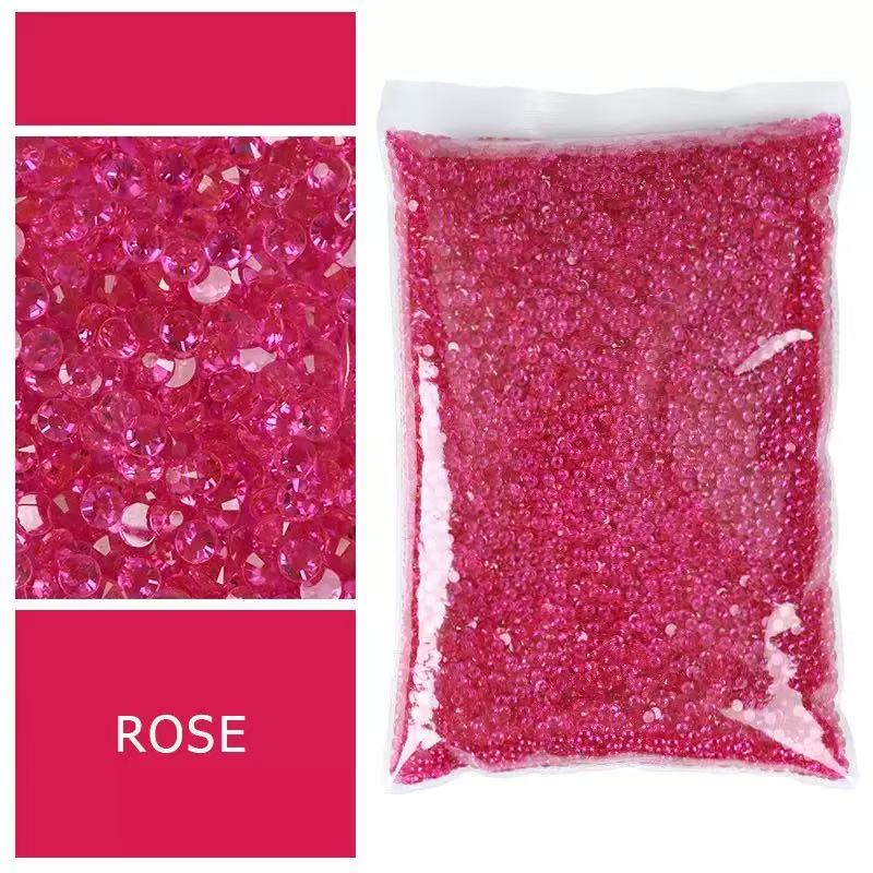 Clear  Resin rhinestone in Wholesale bag (free shipping)