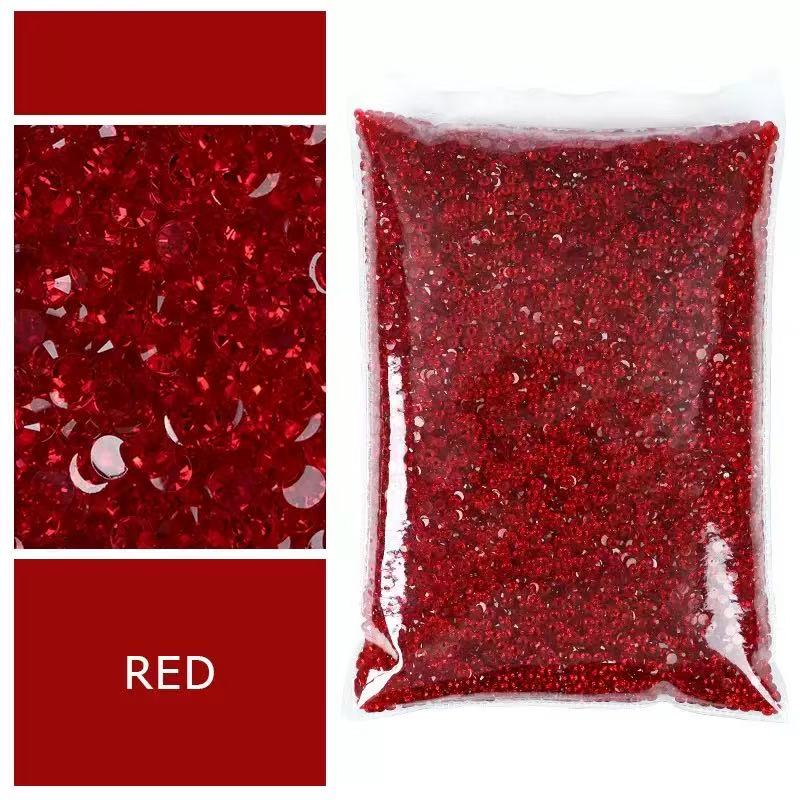 Clear  Resin rhinestone in Wholesale bag (free shipping)