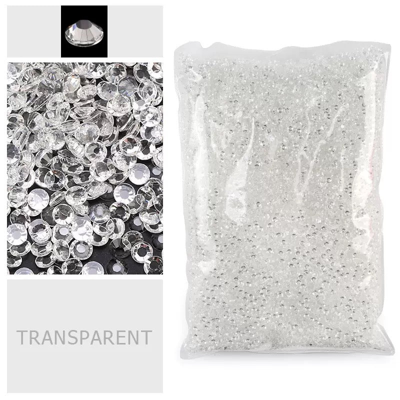 Clear  Resin rhinestone in Wholesale bag (free shipping)