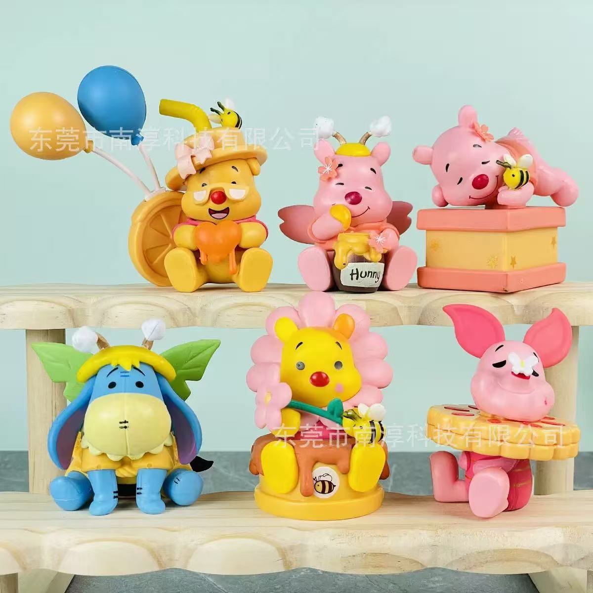 Delicate Winnie Pooh Popular Character Set for DIY & Decoration