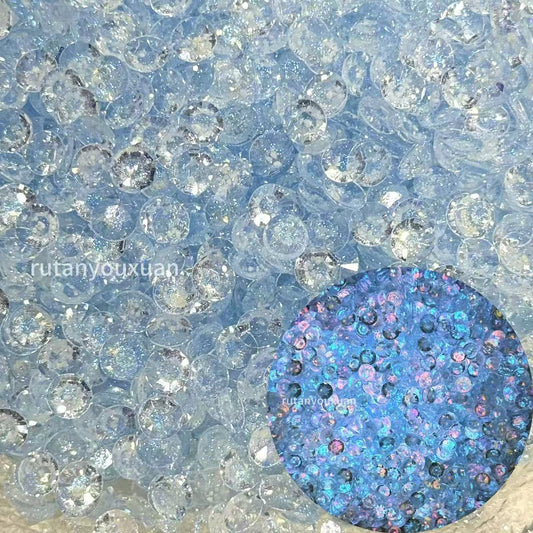 New Arrivals - 6MM Starry Sky Resin rhinestone in Jar 60g （free shipping）