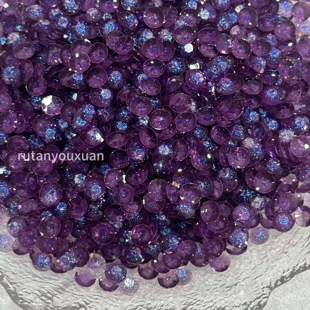 New Arrivals - 6MM Starry Sky Resin rhinestone in Jar 60g （free shipping）