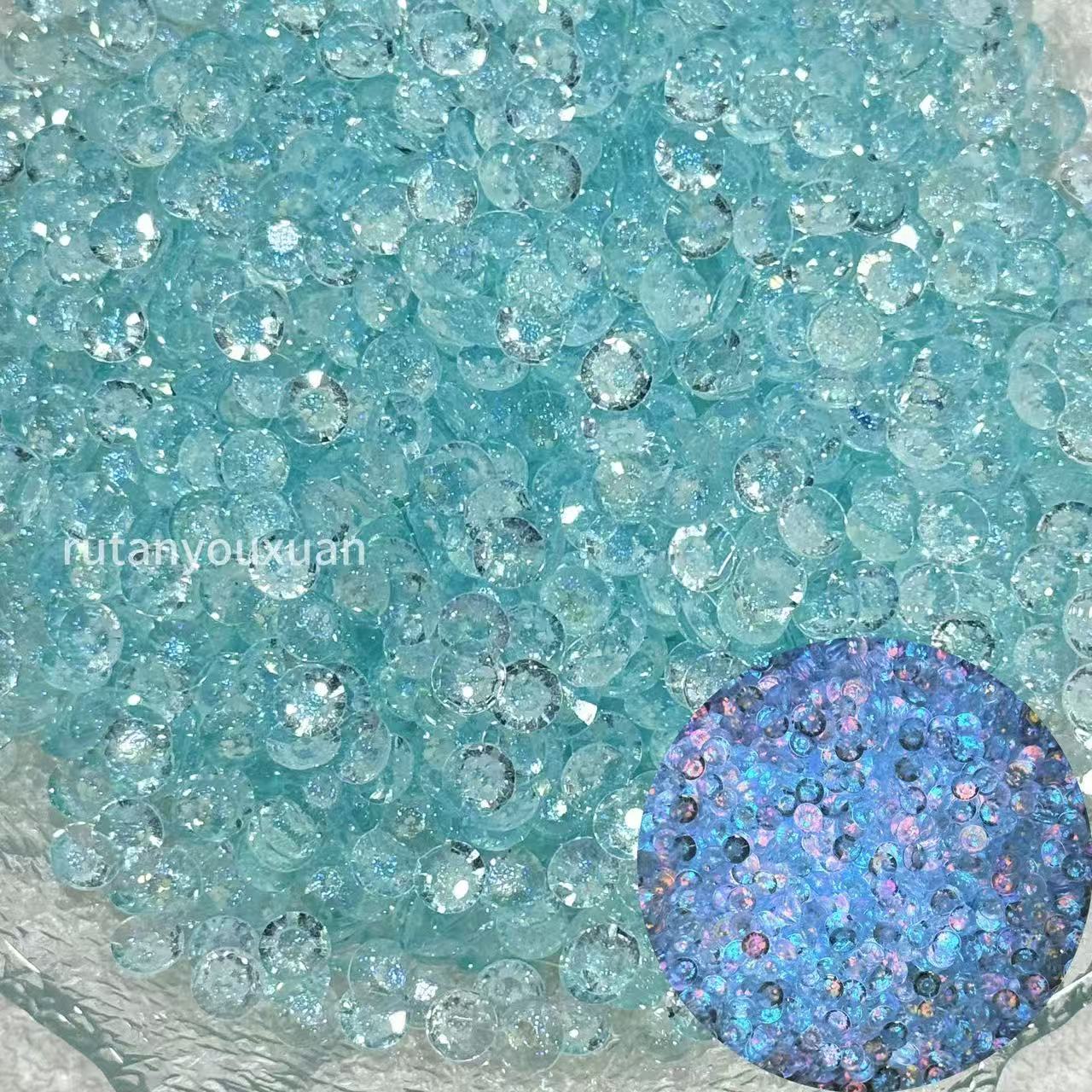 New Arrivals - 6MM Starry Sky Resin rhinestone in Jar 60g （free shipping）