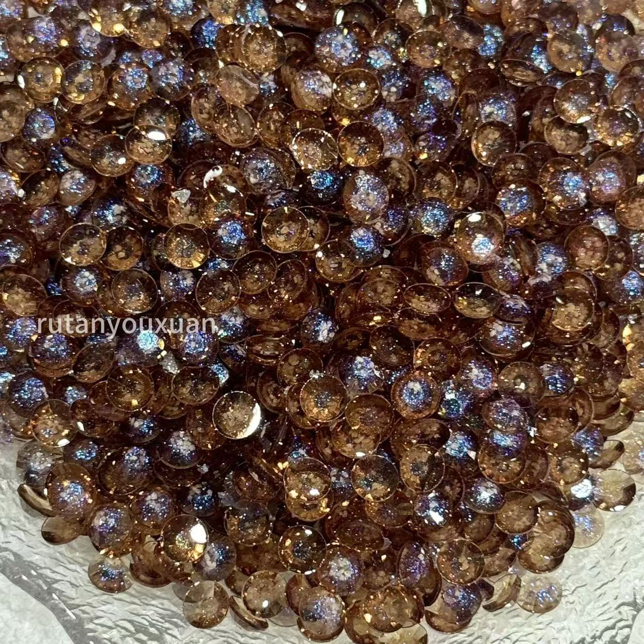 New Arrivals - 6MM Starry Sky Resin rhinestone in Jar 60g （free shipping）