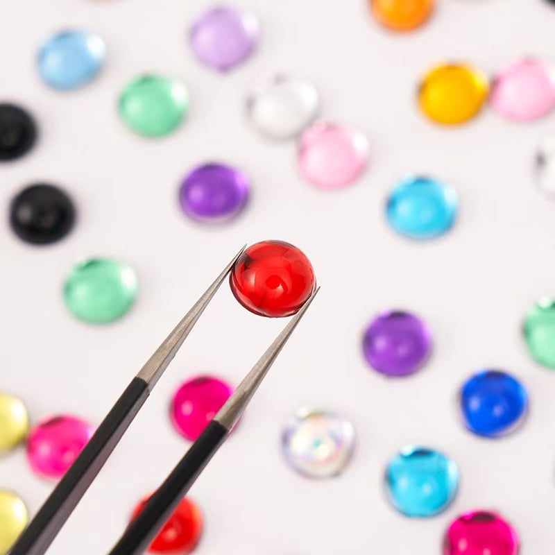 New Arrivals — Semicircle Acrylic rhinestone - 2MM、3MM、4MM、5MM、6MM Wholesale bag