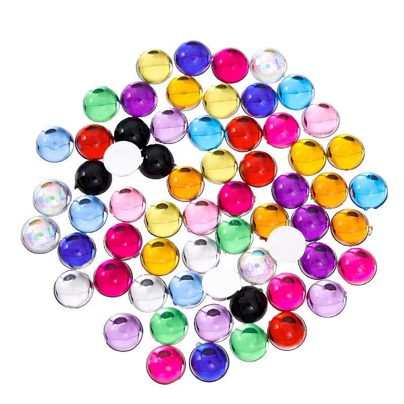 New Arrivals — Semicircle Acrylic rhinestone - 2MM、3MM、4MM、5MM、6MM Wholesale bag
