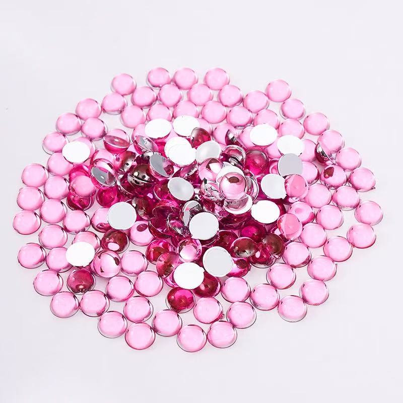 New Arrivals — Semicircle Acrylic rhinestone - 2MM、3MM、4MM、5MM、6MM Wholesale bag
