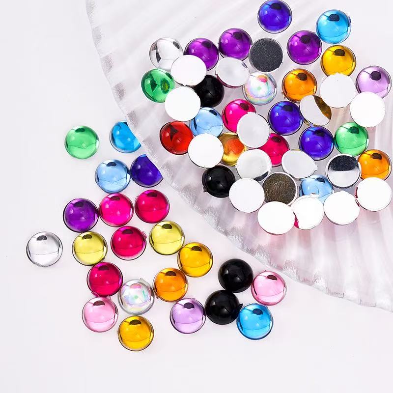 New Arrivals — Semicircle Acrylic rhinestone - 2MM、3MM、4MM、5MM、6MM Wholesale bag