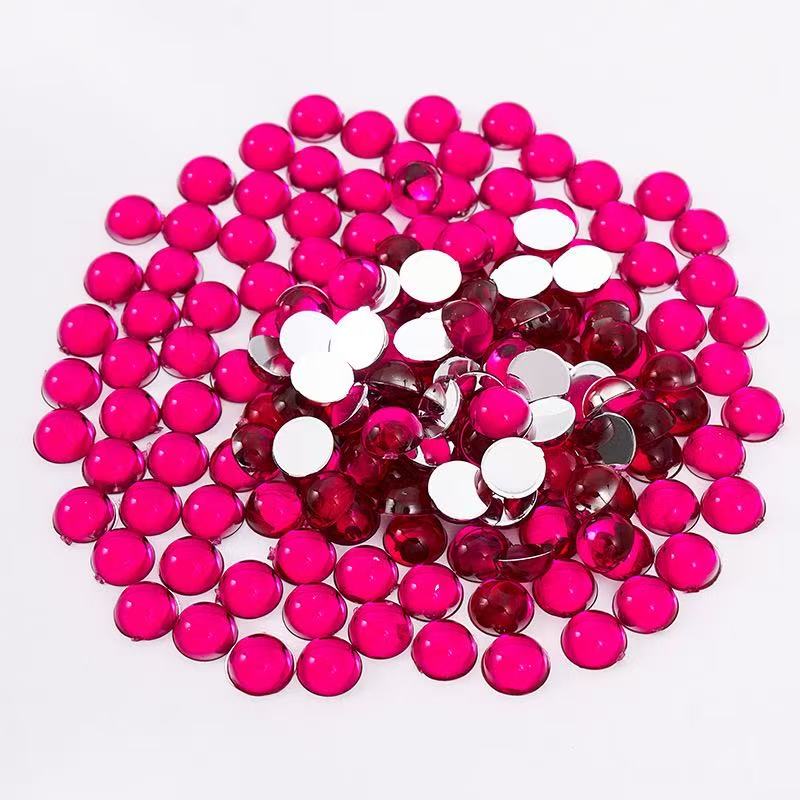 New Arrivals — Semicircle Acrylic rhinestone - 2MM、3MM、4MM、5MM、6MM Wholesale bag