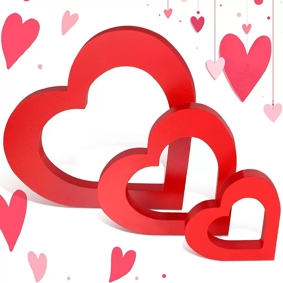 DIY Valentine's Day Wooden Craft Decorative Items