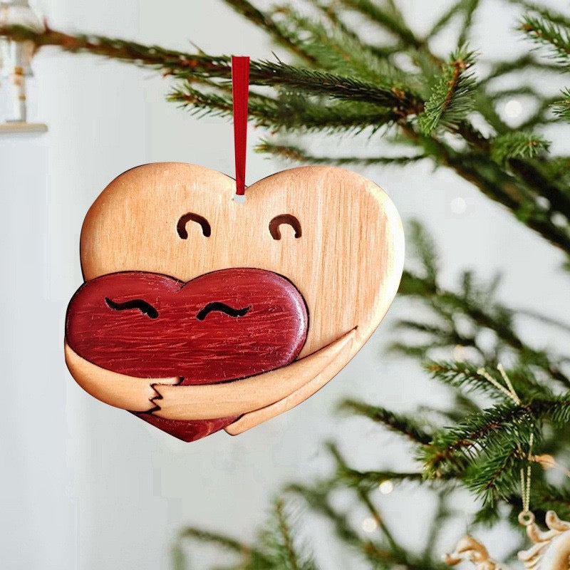 DIY Valentine's Day wooden decorative ornaments - 8CM