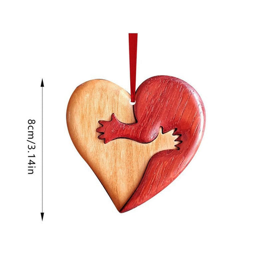 DIY Valentine's Day wooden decorative ornaments - 8CM