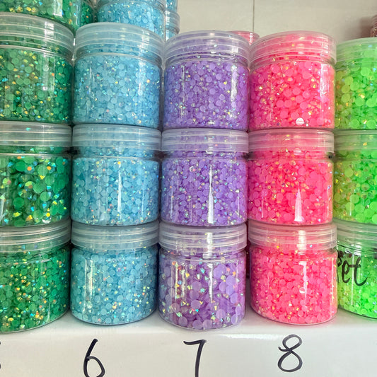 Jelly AB  Resin Rhinestones in Jar 60g （free shipping）