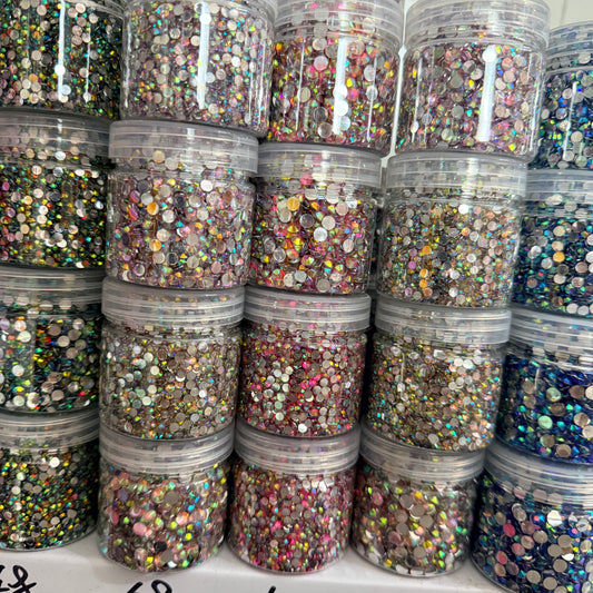 The Unicorn Color Shift Series Resin rhinestone in Jar 60g (free shipping)