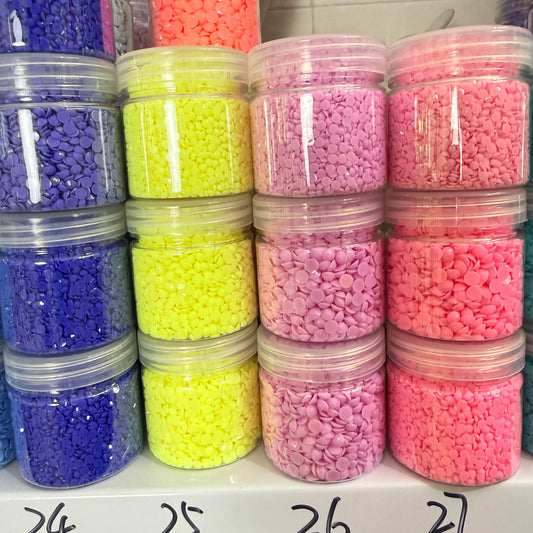 Solid color jelly rhinestones in Jar 60g （free shipping）