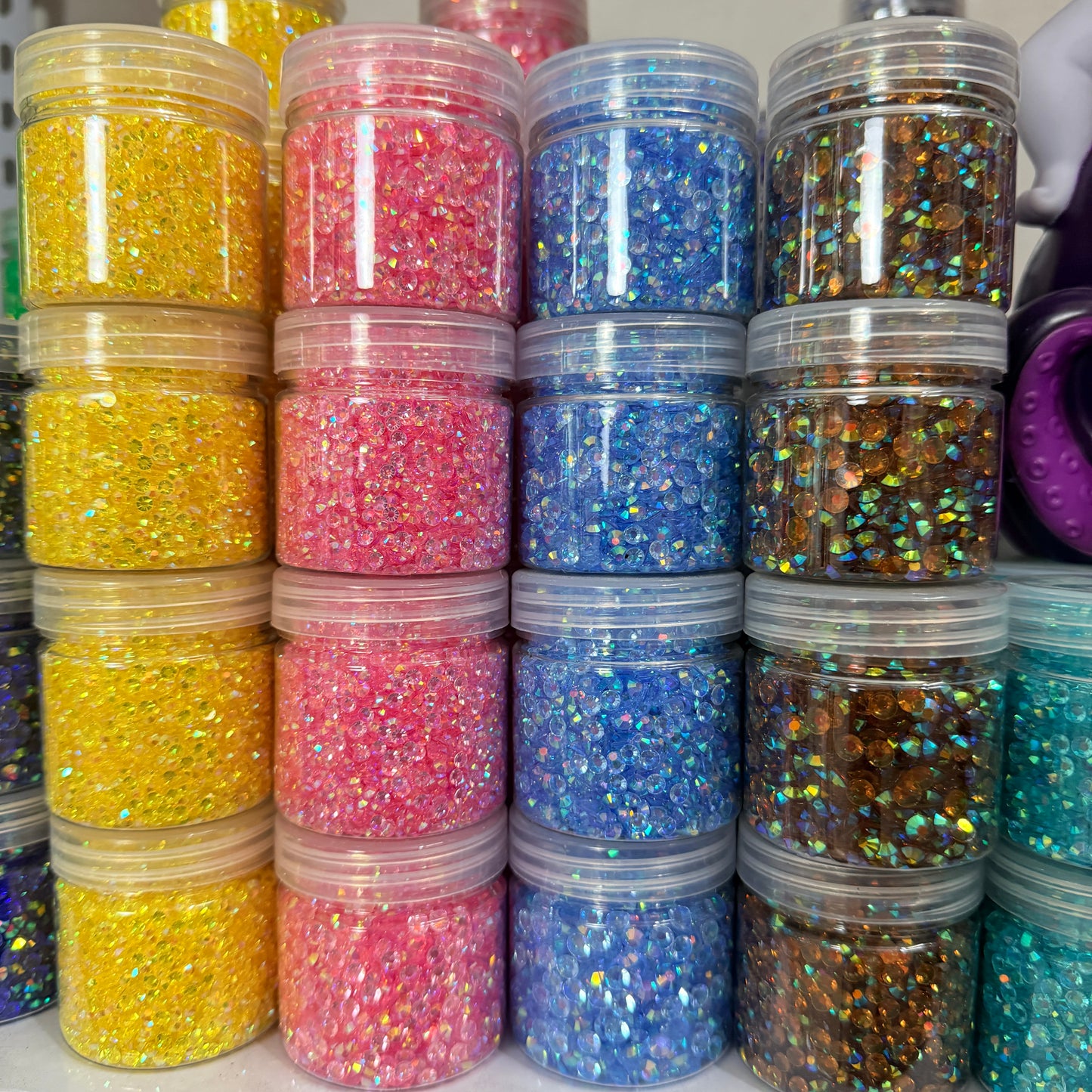 Clear AB Resin rhinestone in Jar 60g (free shipping)