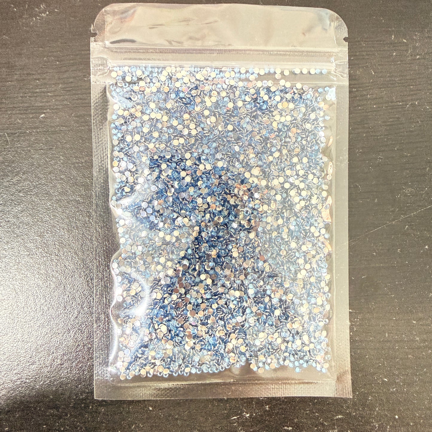 Silver Bottom Resin rhinestone - 2MM  small  bag (free shipping)