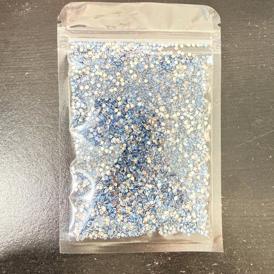 Silver Bottom Resin rhinestone - 2MM  small  bag (free shipping)