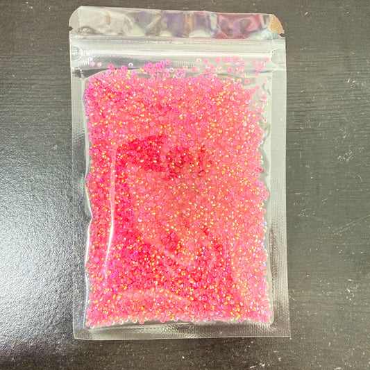 Clear AB Resin rhinestone 2MM in small bag (free shipping)