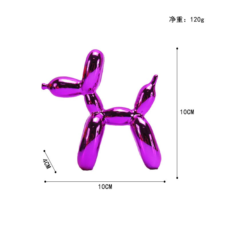 Electroplated Bubble Dog Figurine