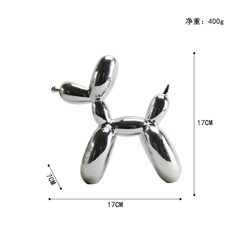 Electroplated Bubble Dog Figurine